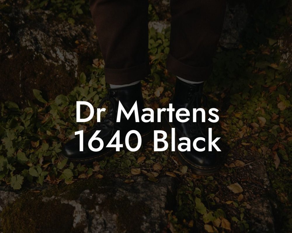 Dr Martens 1640 Black