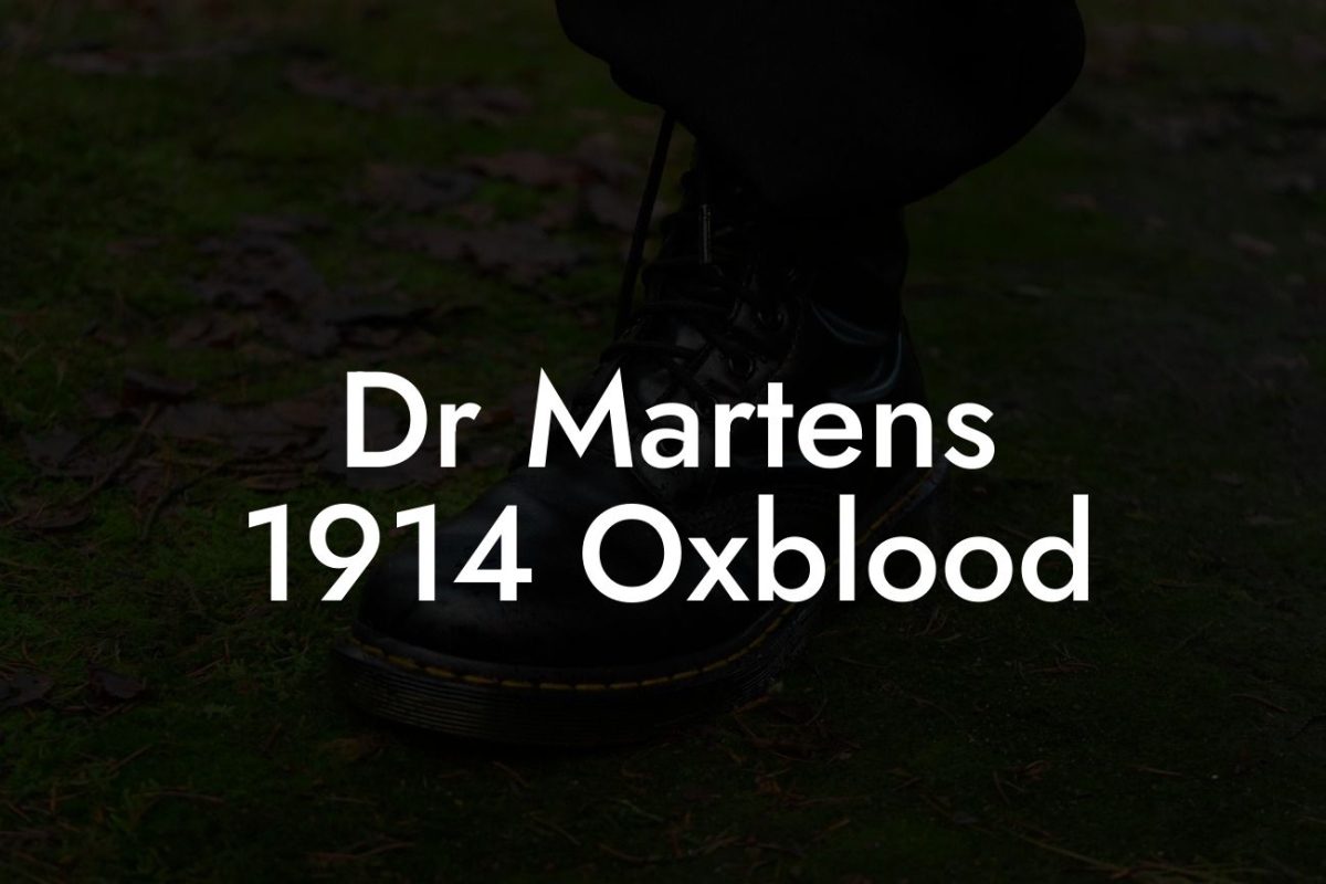 Dr Martens 1914 Oxblood