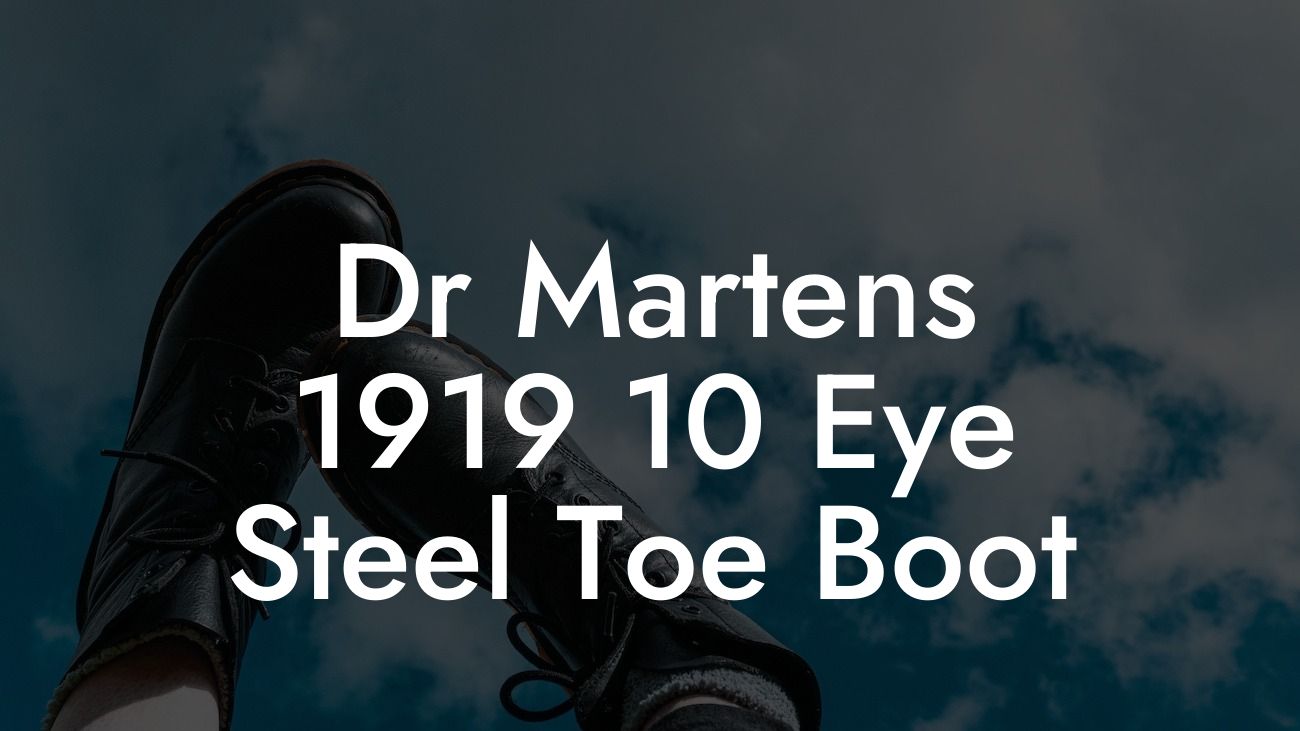 Dr Martens 1919 10 Eye Steel Toe Boot