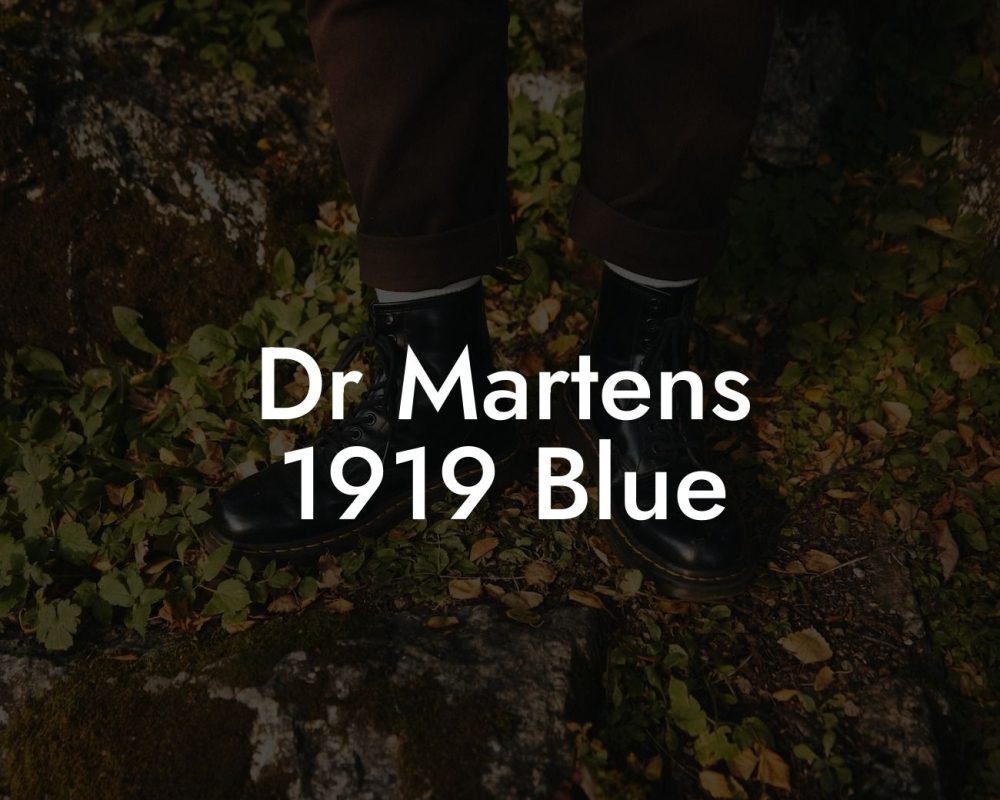 Dr Martens 1919 Blue