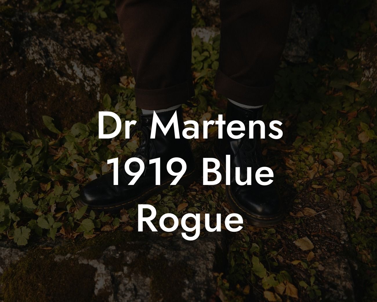 Dr Martens 1919 Blue Rogue