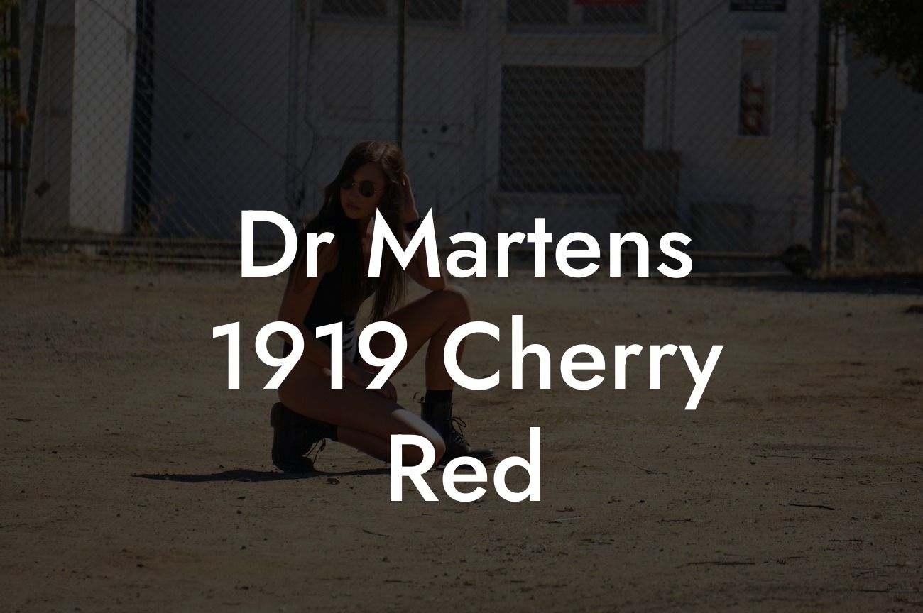 Dr Martens 1919 Cherry Red