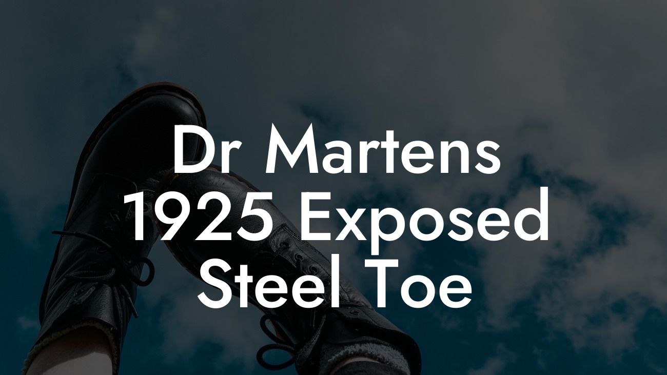 Dr Martens 1925 Exposed Steel Toe