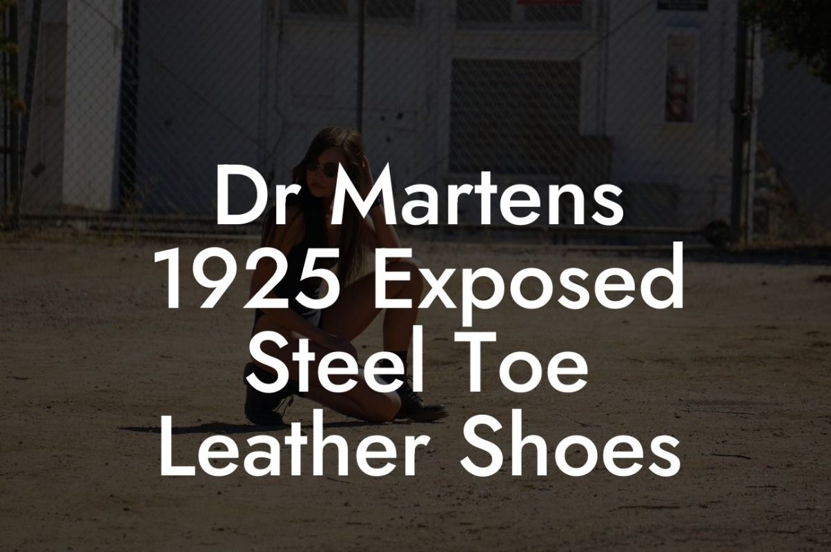 Dr Martens 1925 Exposed Steel Toe Leather Shoes