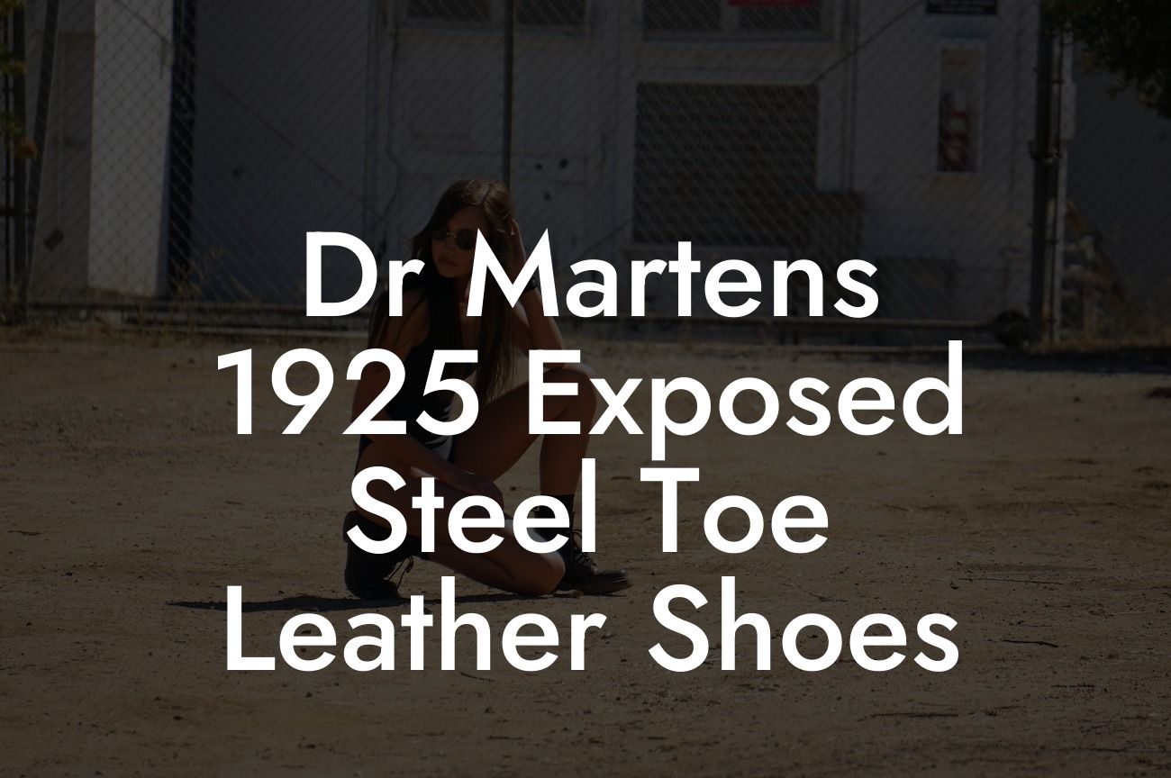 Dr Martens 1925 Exposed Steel Toe Leather Shoes