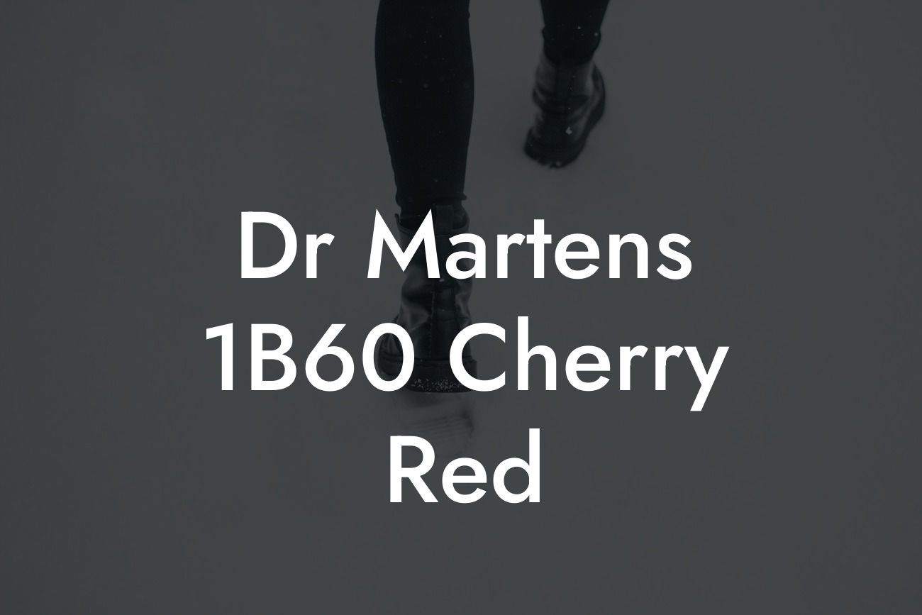 Dr Martens 1B60 Cherry Red