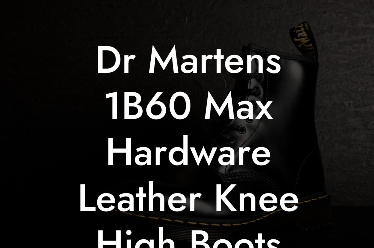 Dr Martens 1B60 Max Hardware Leather Knee High Boots