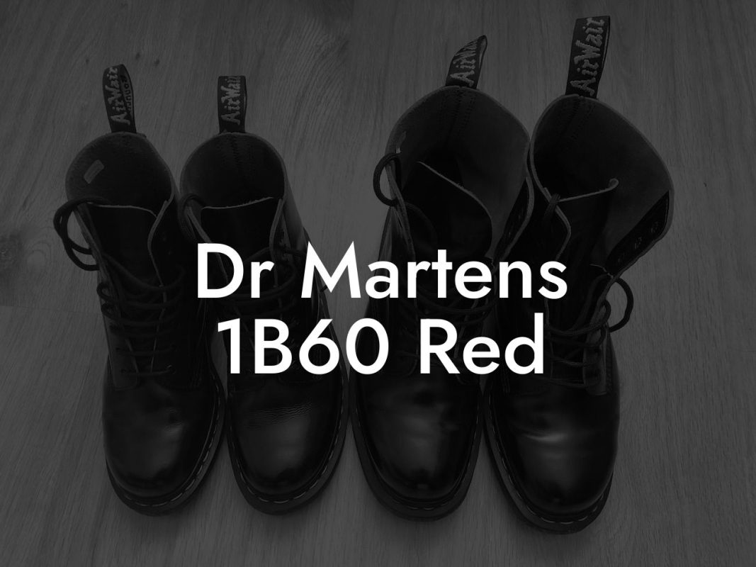 Dr Martens 1B60 Red