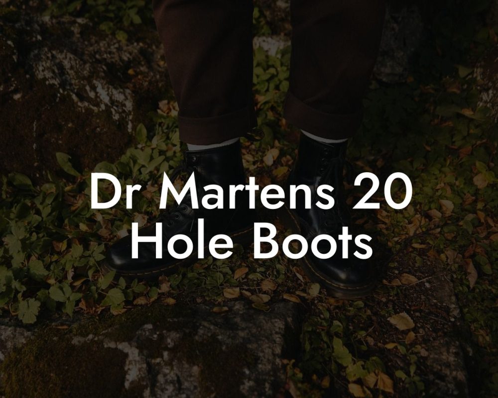 Dr Martens 20 Hole Boots