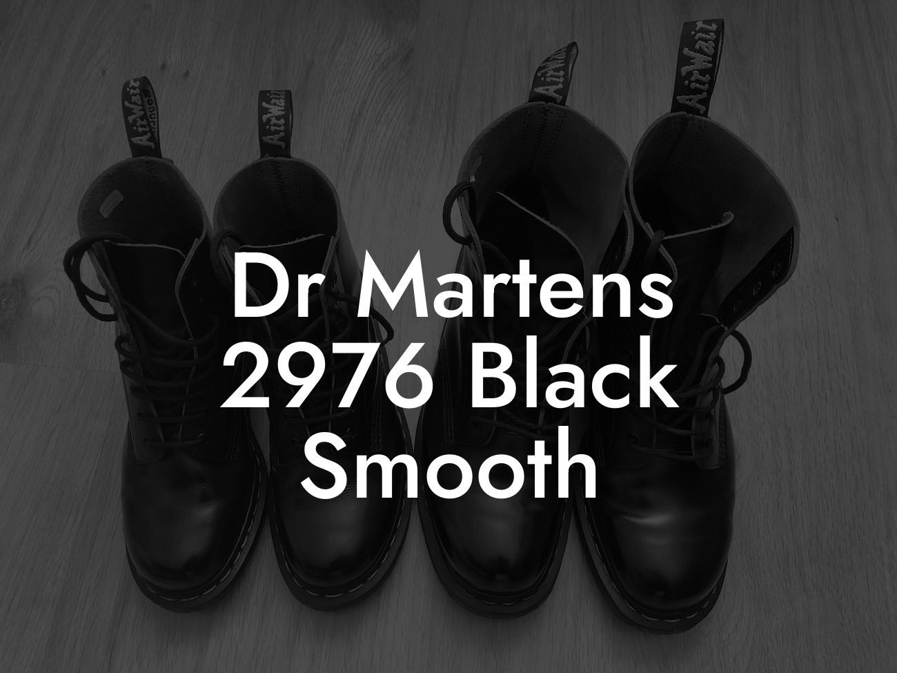 Dr Martens 2976 Black Smooth