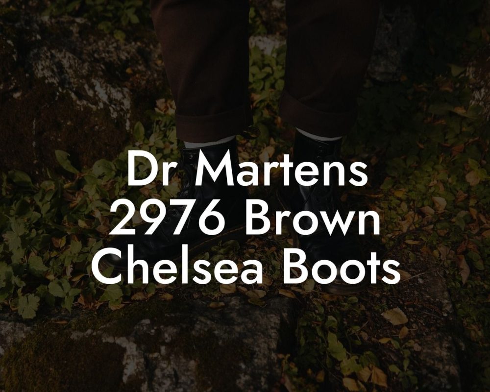 Dr Martens 2976 Brown Chelsea Boots