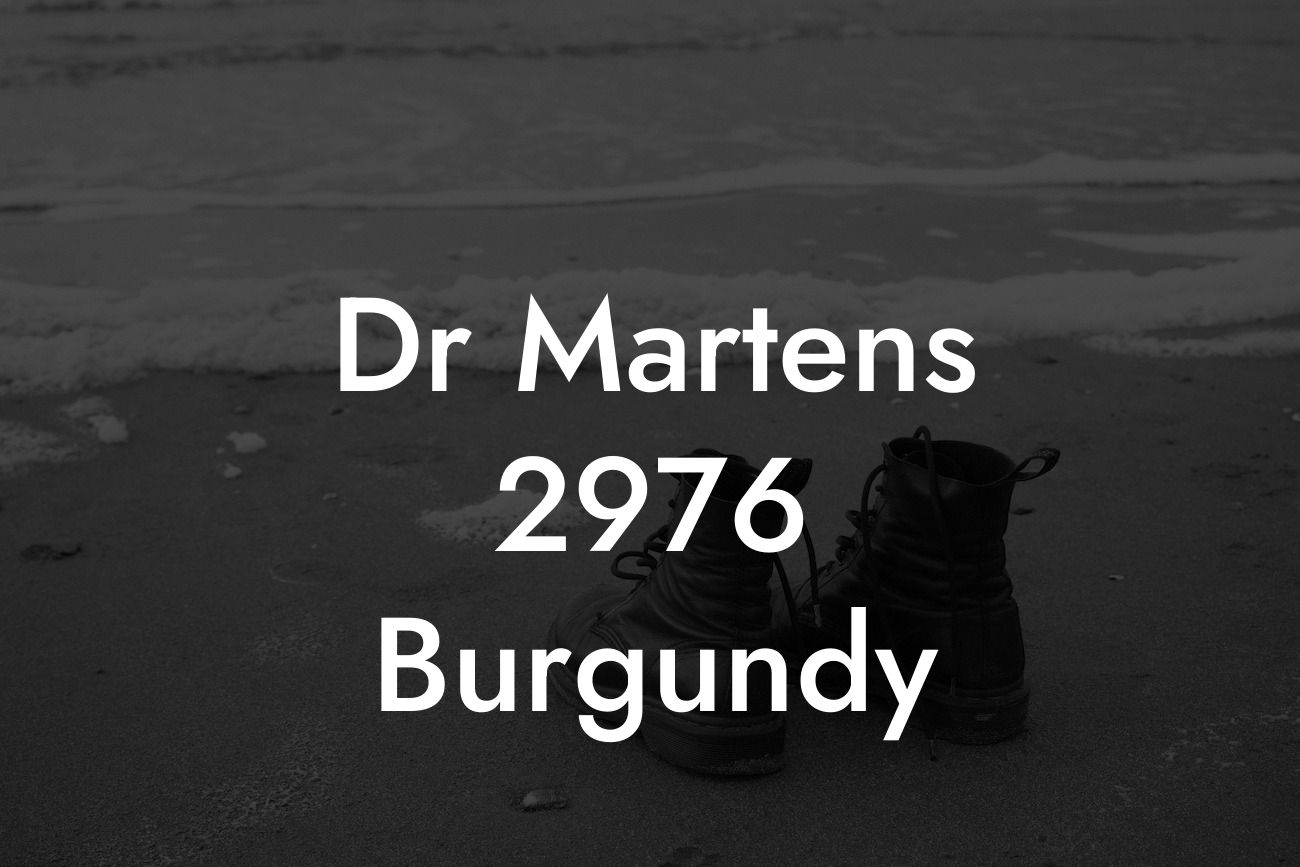 Dr Martens 2976 Burgundy