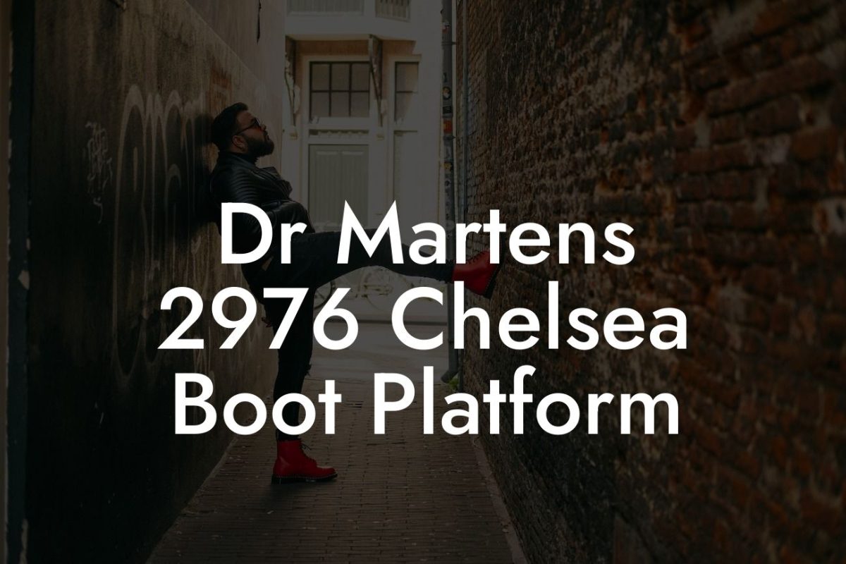 Dr Martens 2976 Chelsea Boot Platform