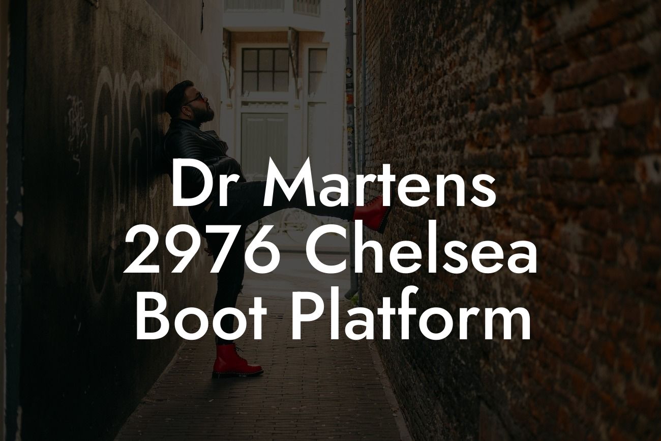 Dr Martens 2976 Chelsea Boot Platform