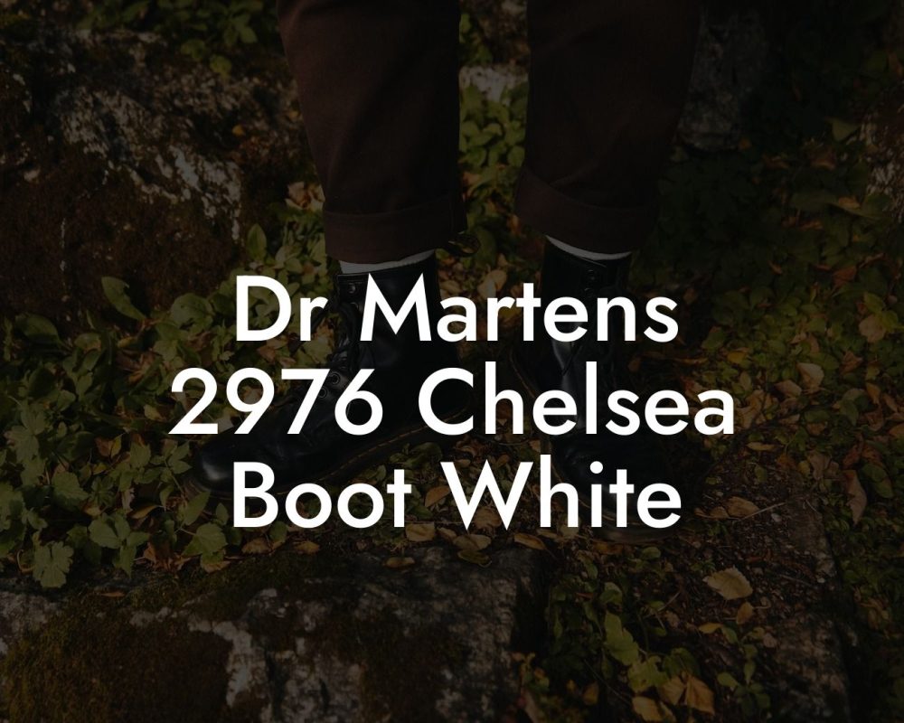 Dr Martens 2976 Chelsea Boot White