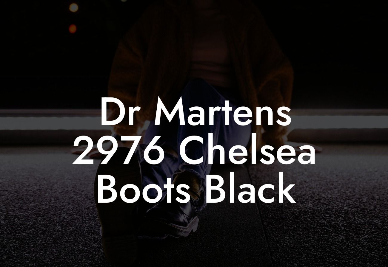 Dr Martens 2976 Chelsea Boots Black