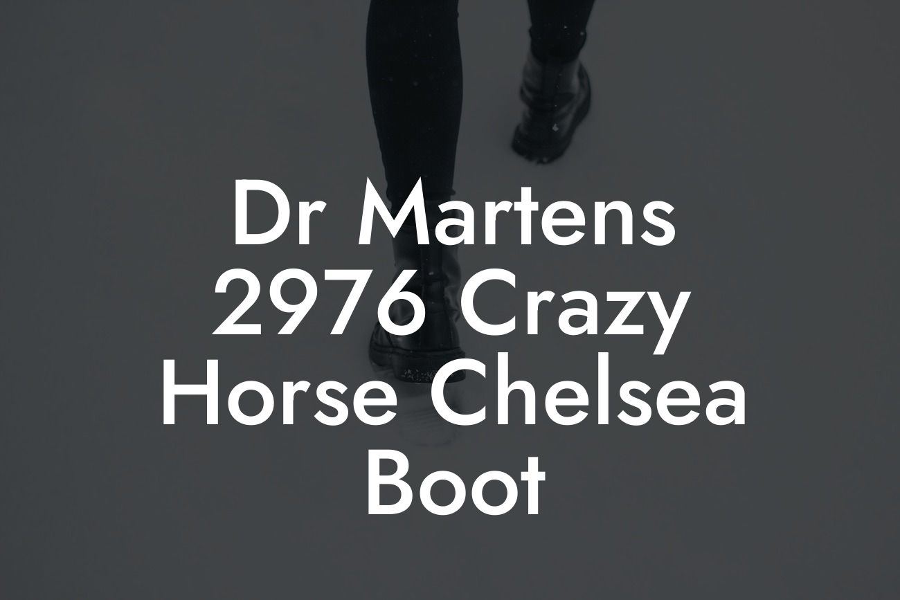 Dr Martens 2976 Crazy Horse Chelsea Boot