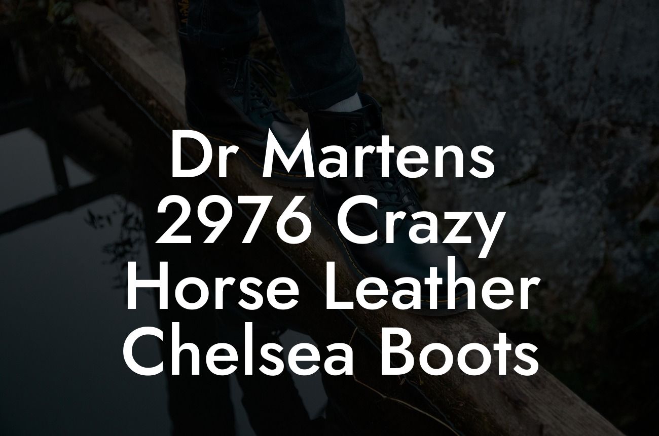 Dr Martens 2976 Crazy Horse Leather Chelsea Boots