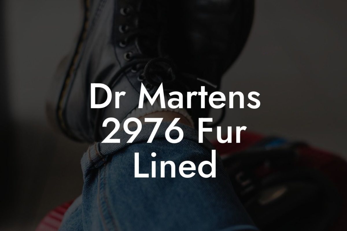 Dr Martens 2976 Fur Lined