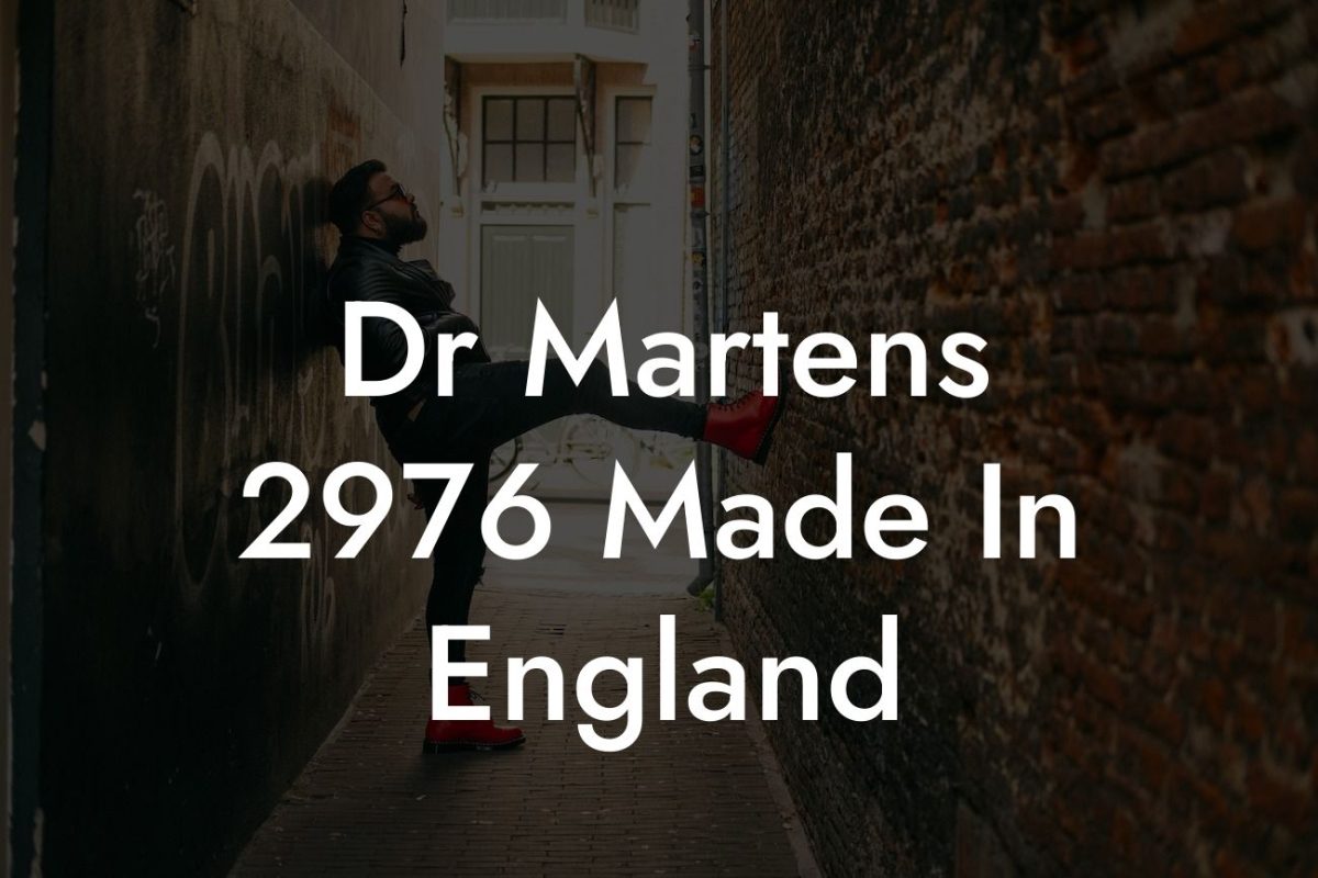 Dr Martens 2976 Made In England