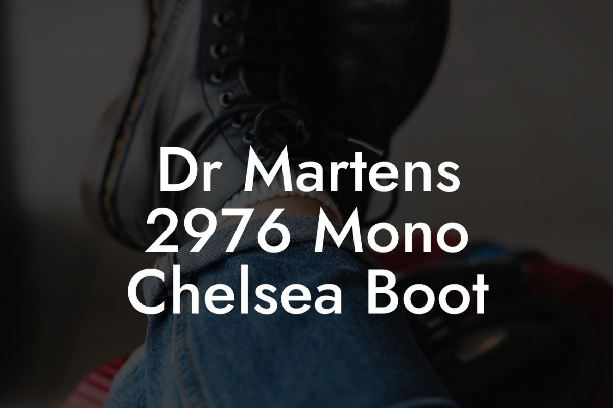 Dr Martens 2976 Mono Chelsea Boot