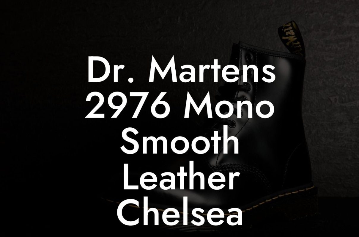 Dr. Martens 2976 Mono Smooth Leather Chelsea