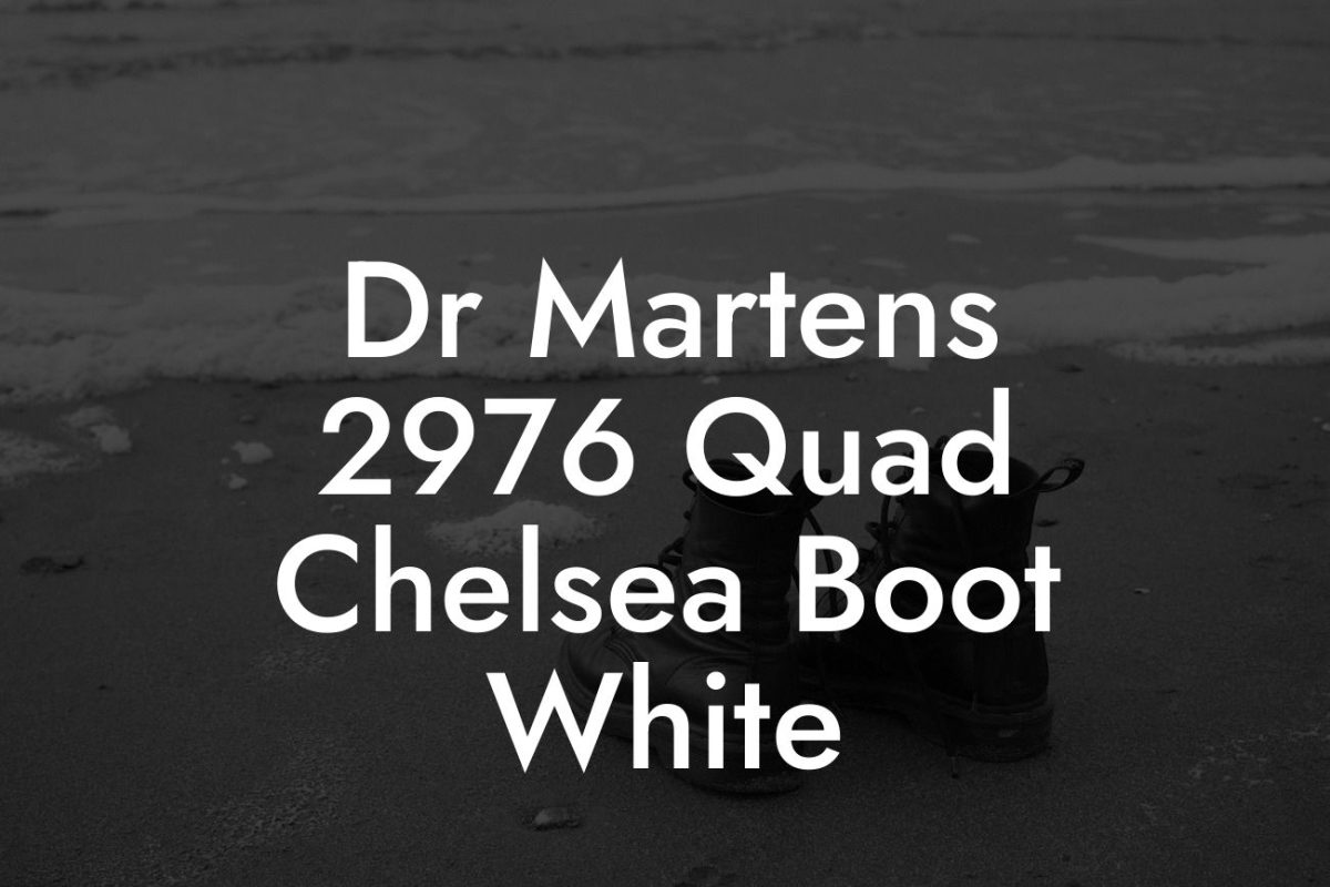 Dr Martens 2976 Quad Chelsea Boot White