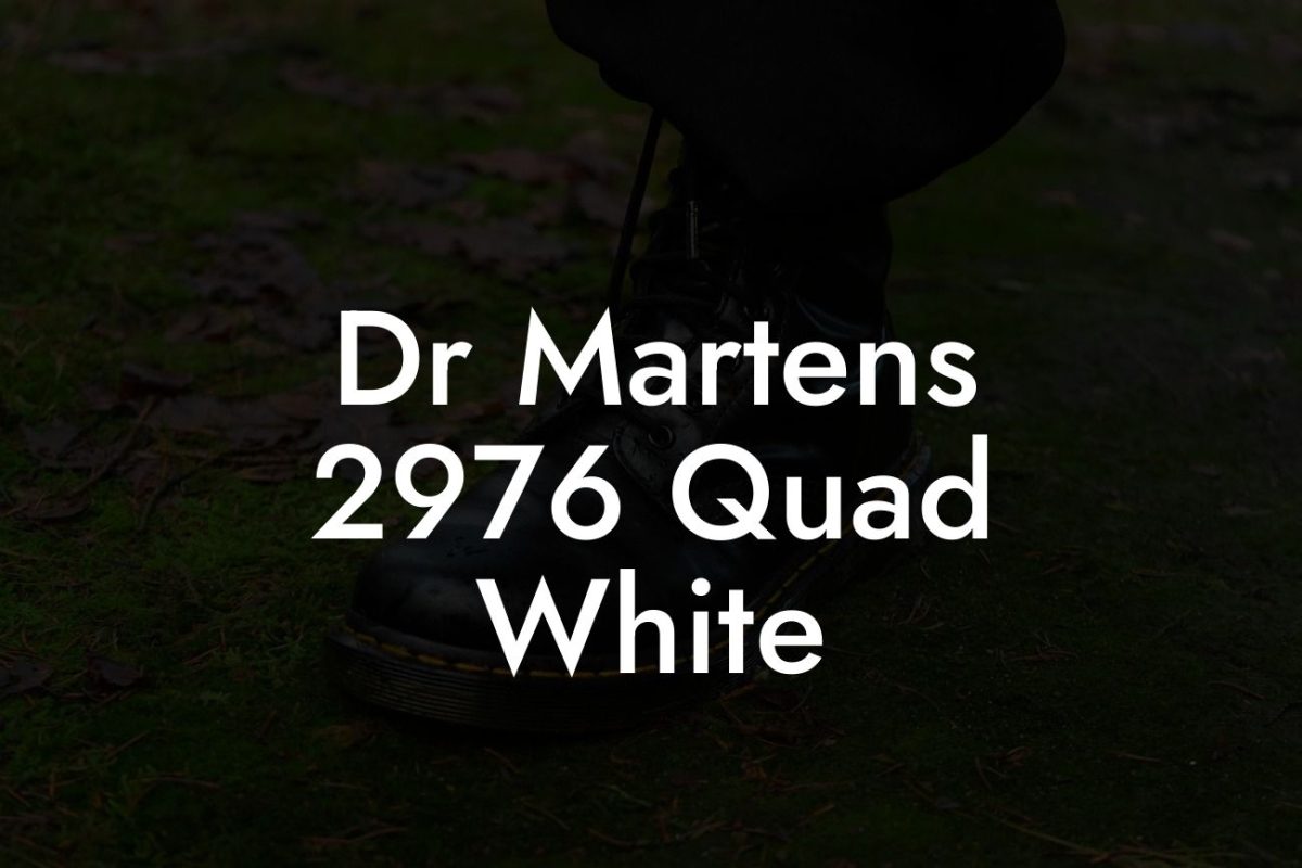 Dr Martens 2976 Quad White