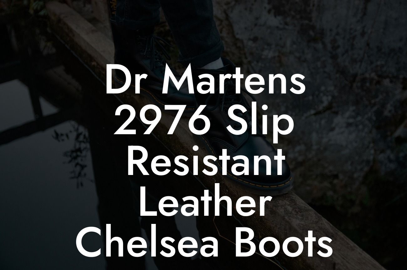 Dr Martens 2976 Slip Resistant Leather Chelsea Boots