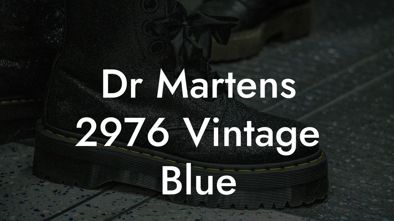 Dr Martens 2976 Vintage Blue