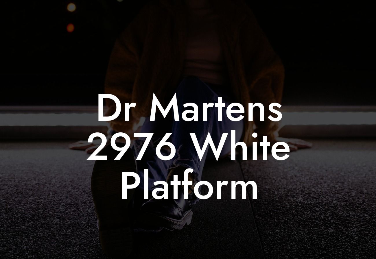 Dr Martens 2976 White Platform