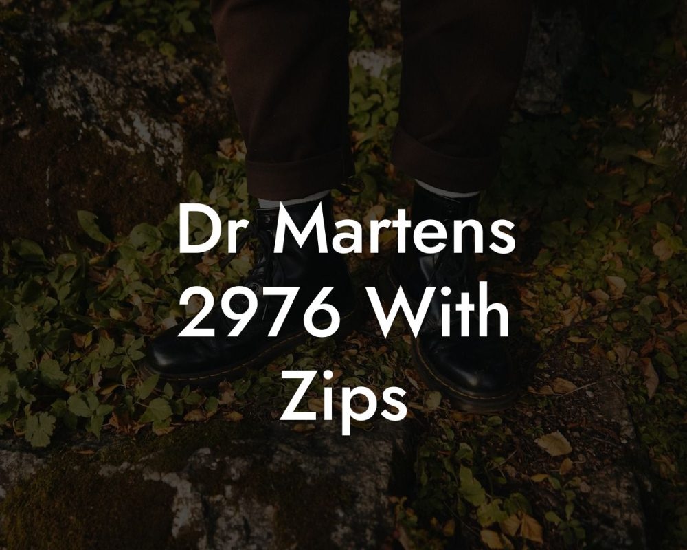 Dr Martens 2976 With Zips