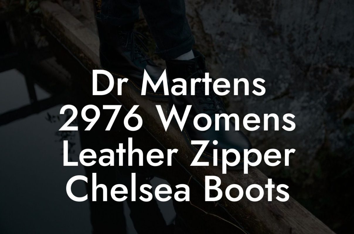 Dr Martens 2976 Womens Leather Zipper Chelsea Boots