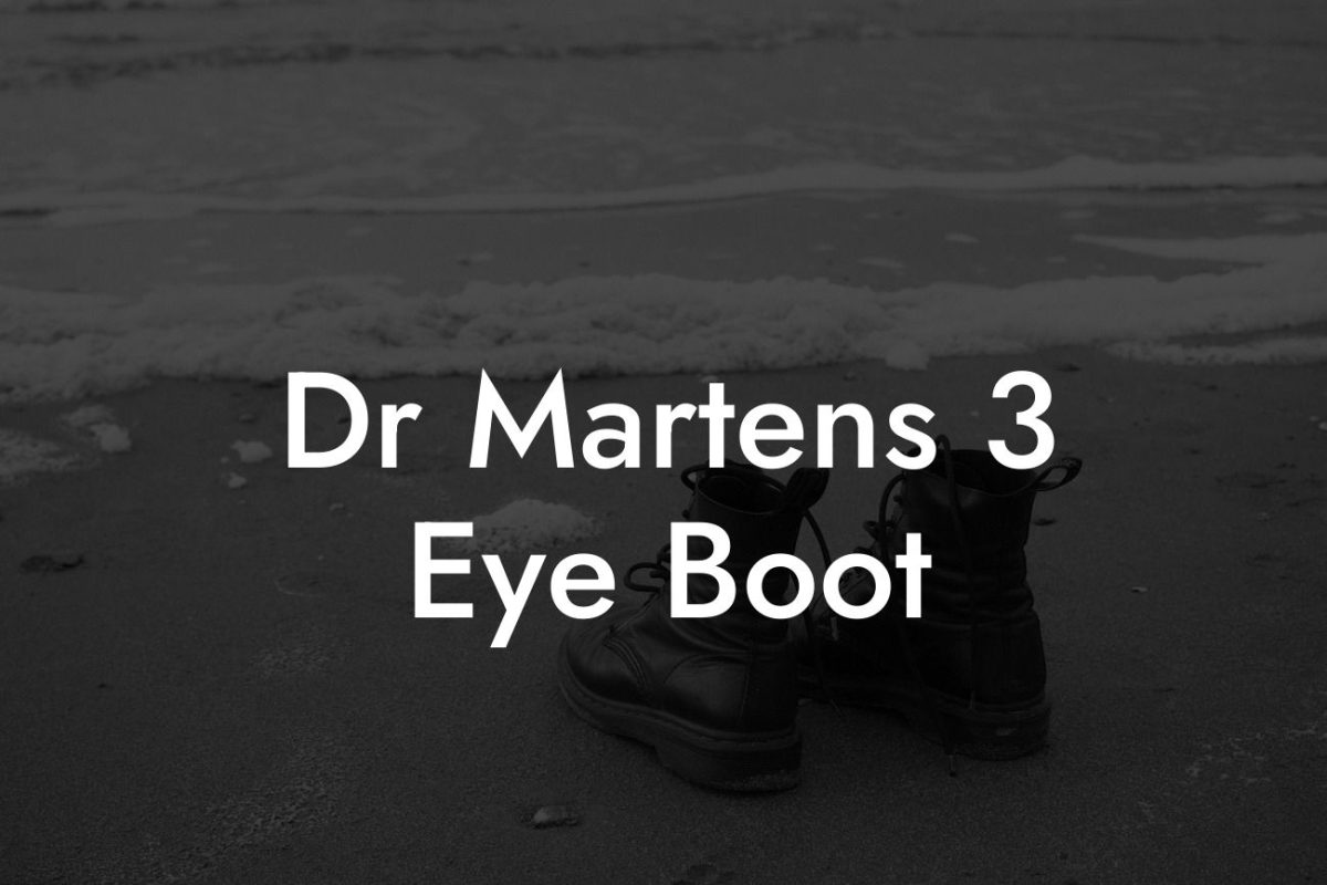 Dr Martens 3 Eye Boot