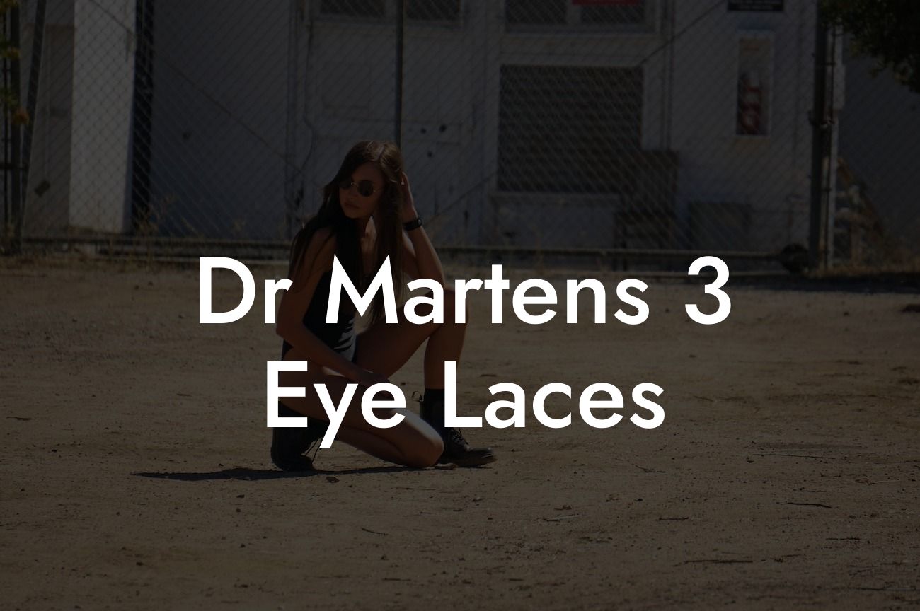 Dr Martens 3 Eye Laces