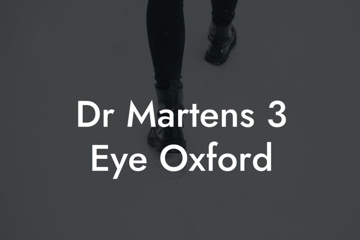 Dr Martens 3 Eye Oxford