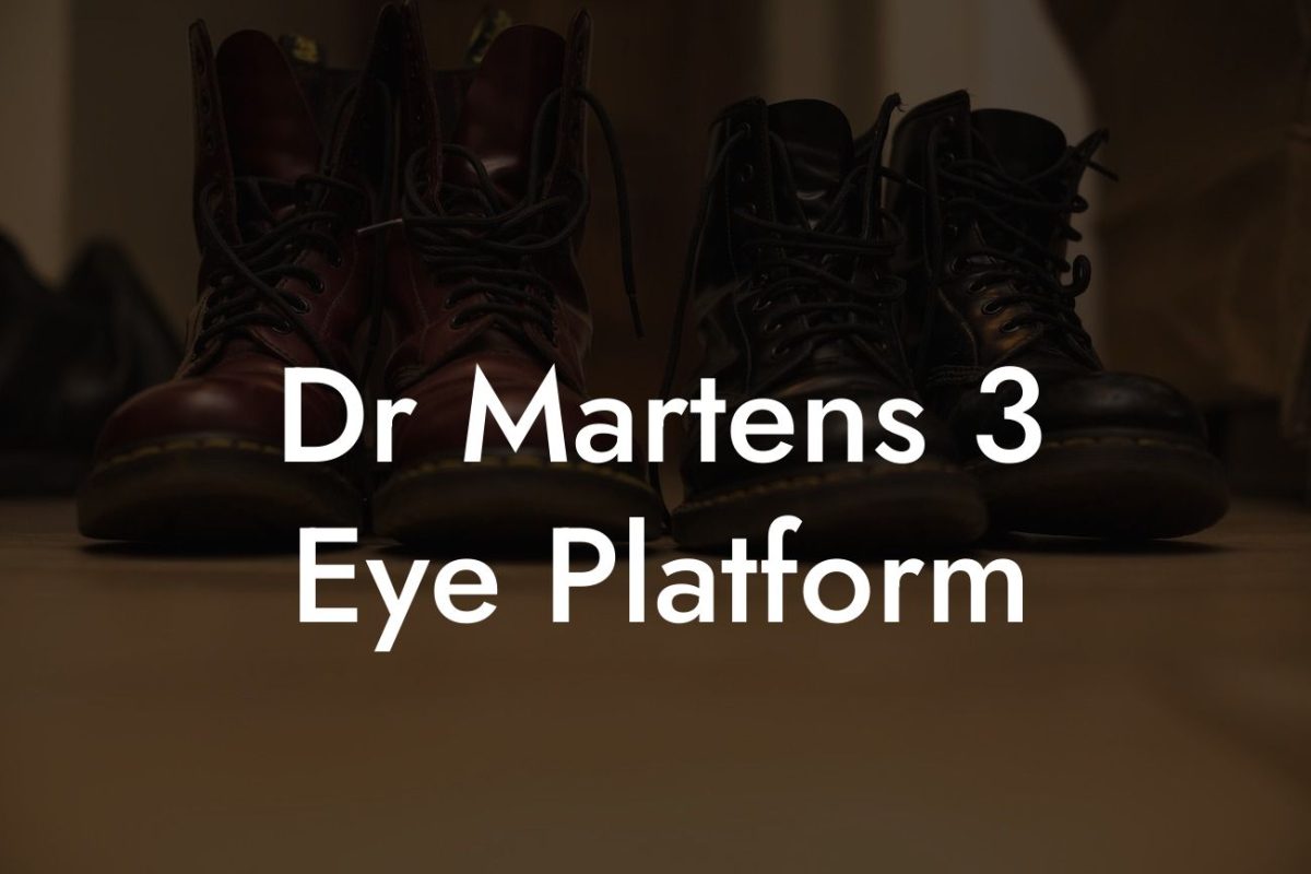 Dr Martens 3 Eye Platform