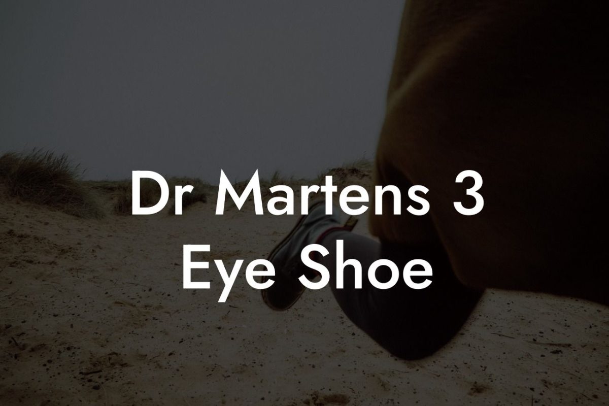 Dr Martens 3 Eye Shoe