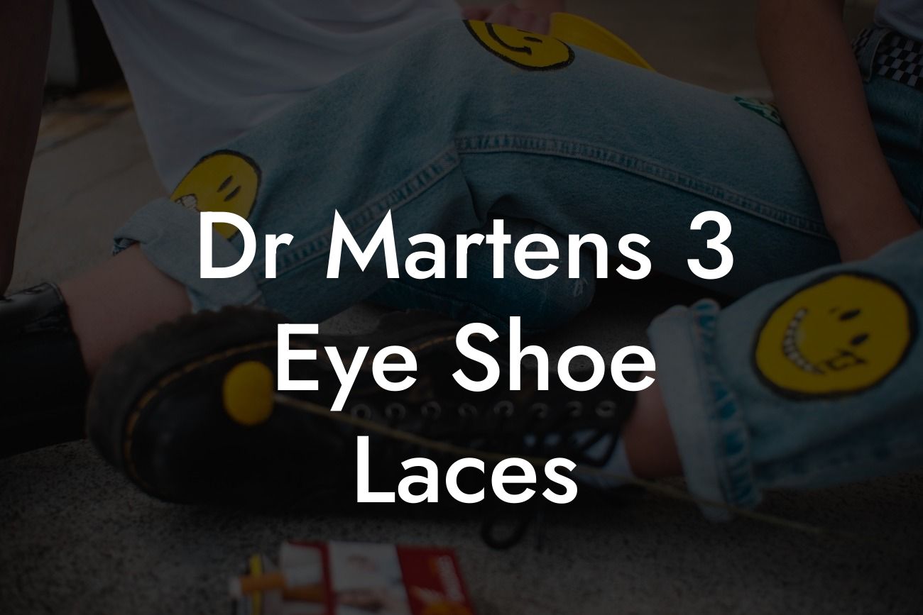 Dr Martens 3 Eye Shoe Laces