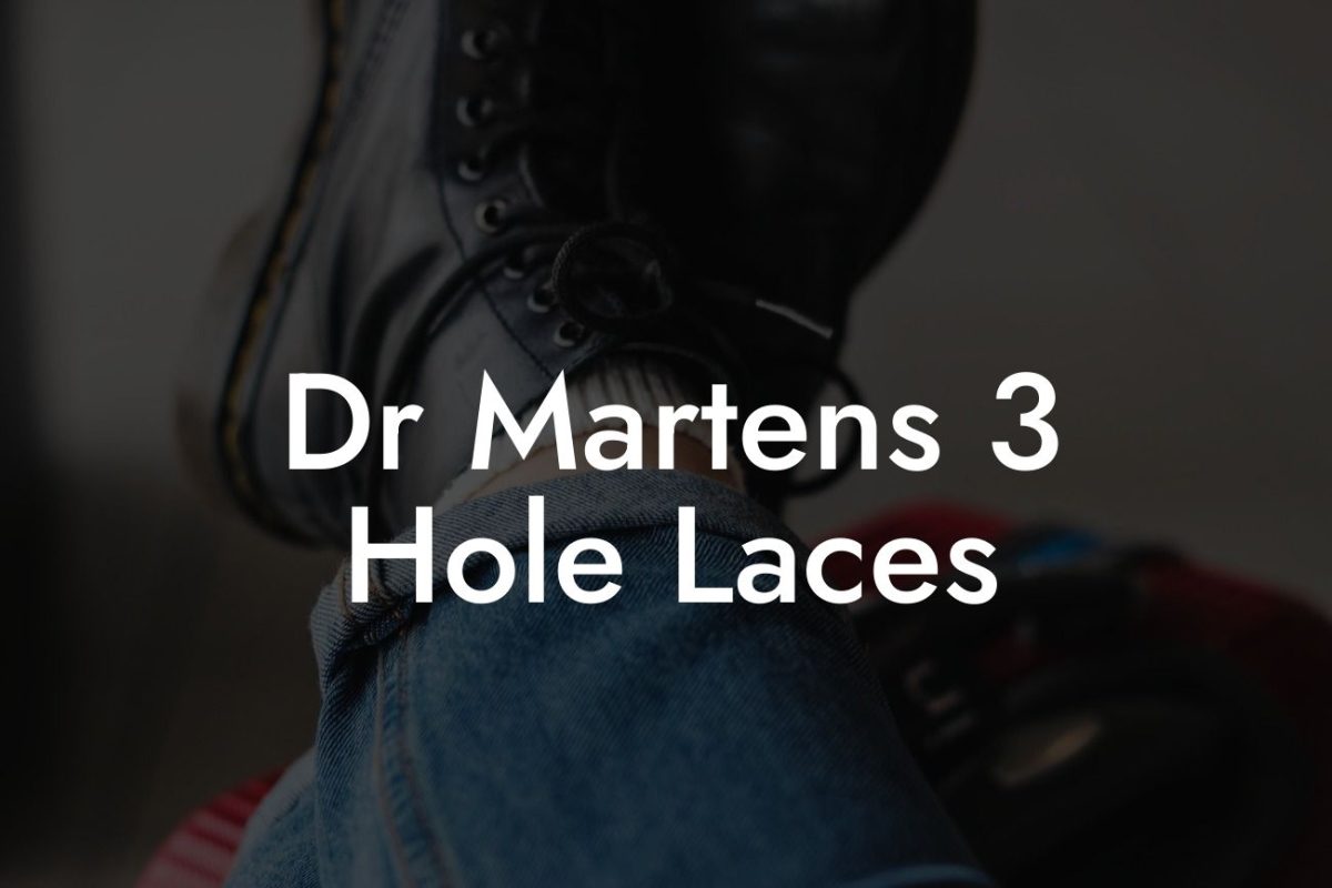 Dr Martens 3 Hole Laces