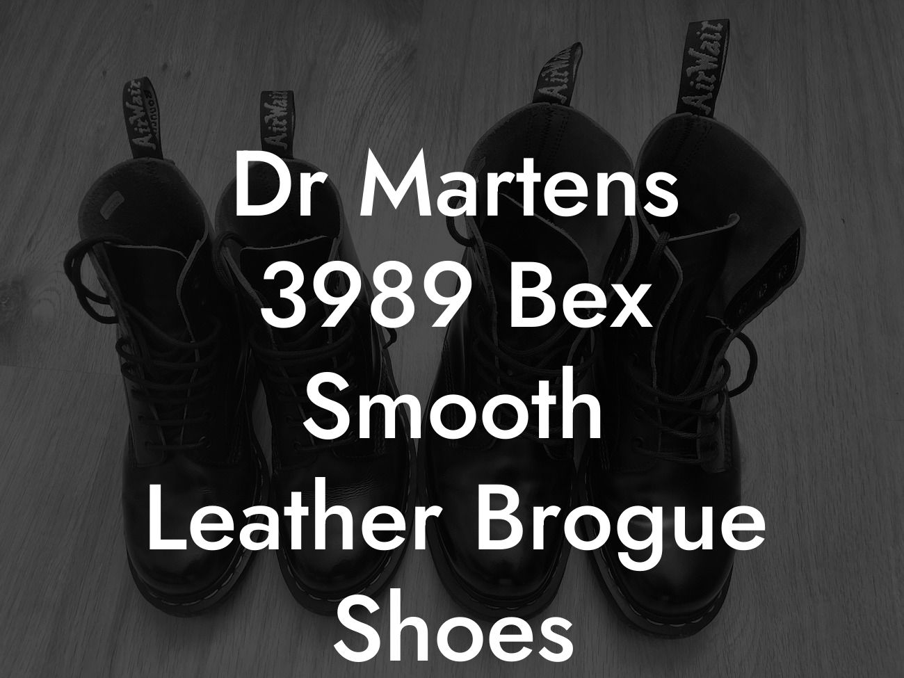 Dr Martens 3989 Bex Smooth Leather Brogue Shoes