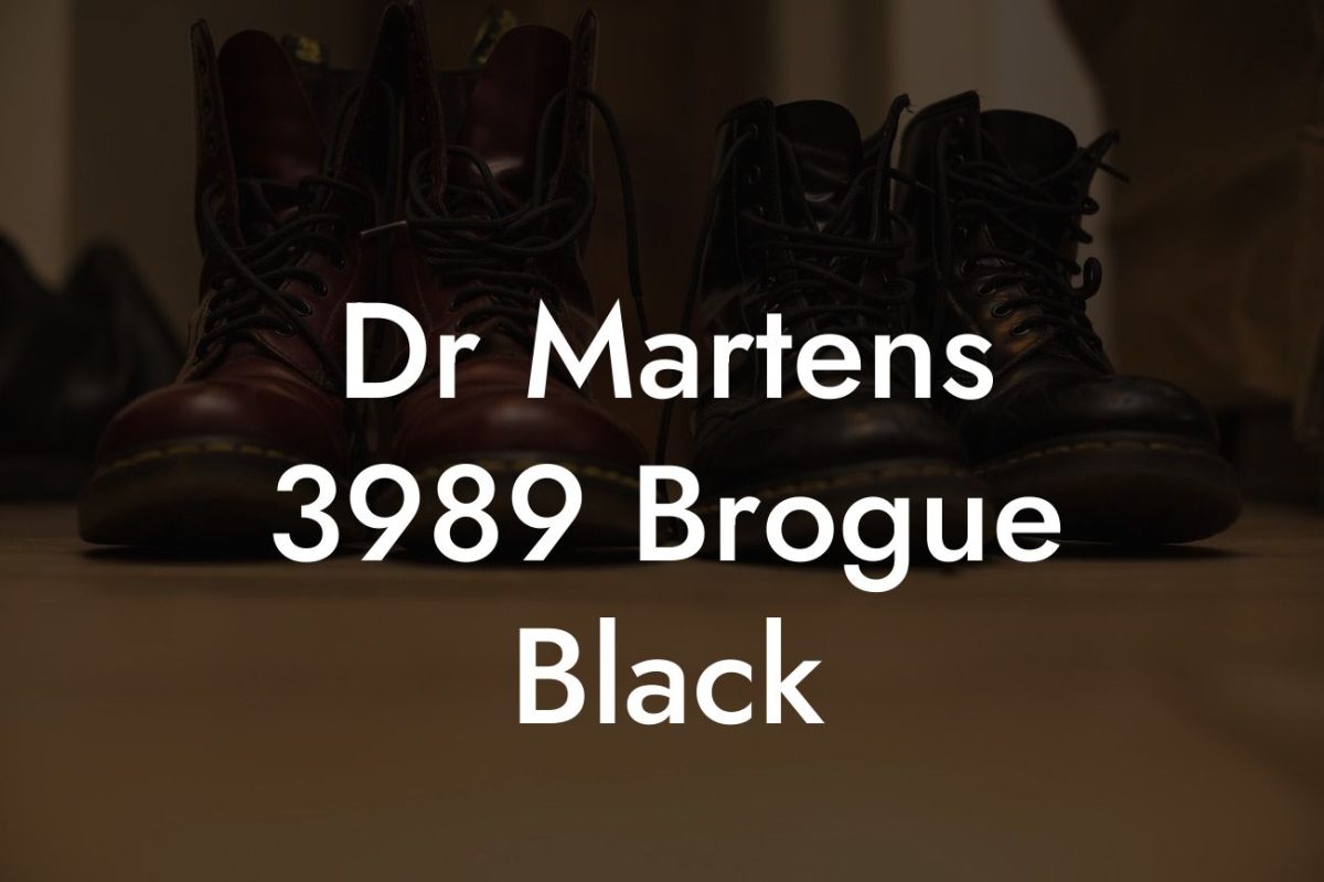 Dr Martens 3989 Brogue Black