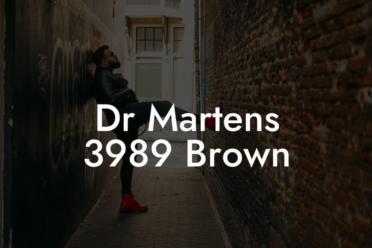 Dr Martens 3989 Brown