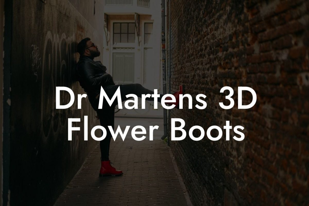 Dr Martens 3D Flower Boots