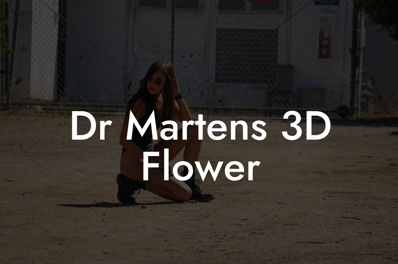 Dr Martens 3D Flower