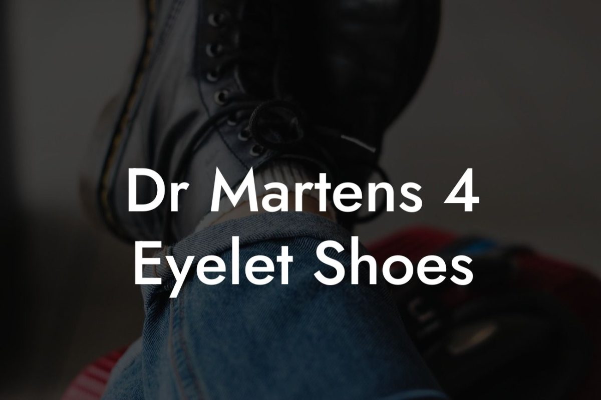 Dr Martens 4 Eyelet Shoes