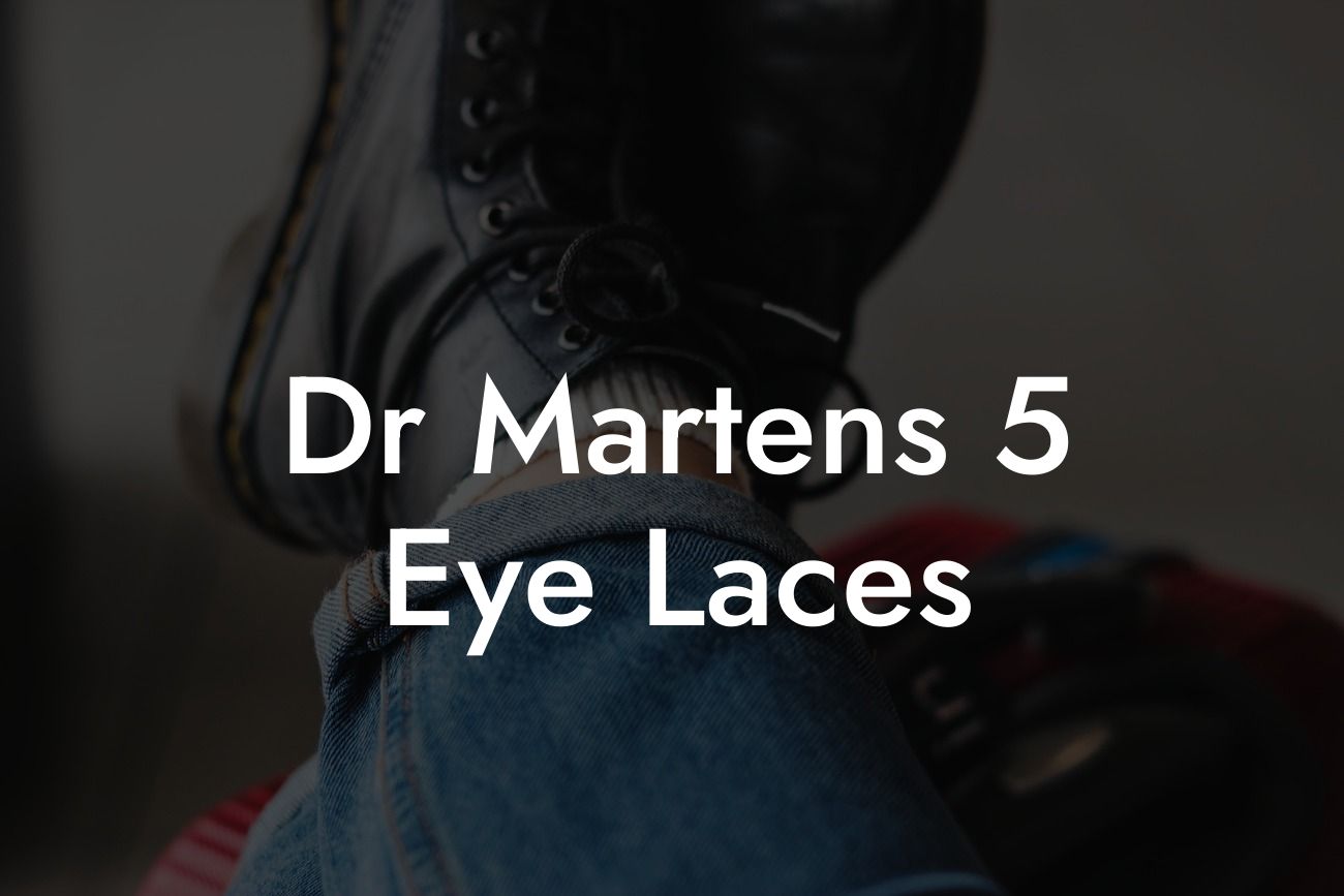 Dr Martens 5 Eye Laces