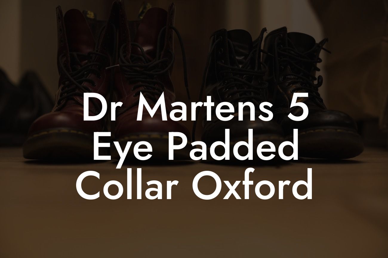 Dr Martens 5 Eye Padded Collar Oxford