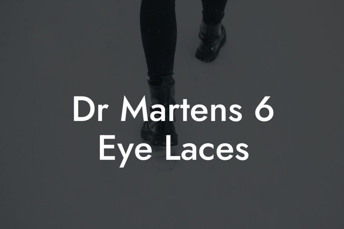 Dr Martens 6 Eye Laces