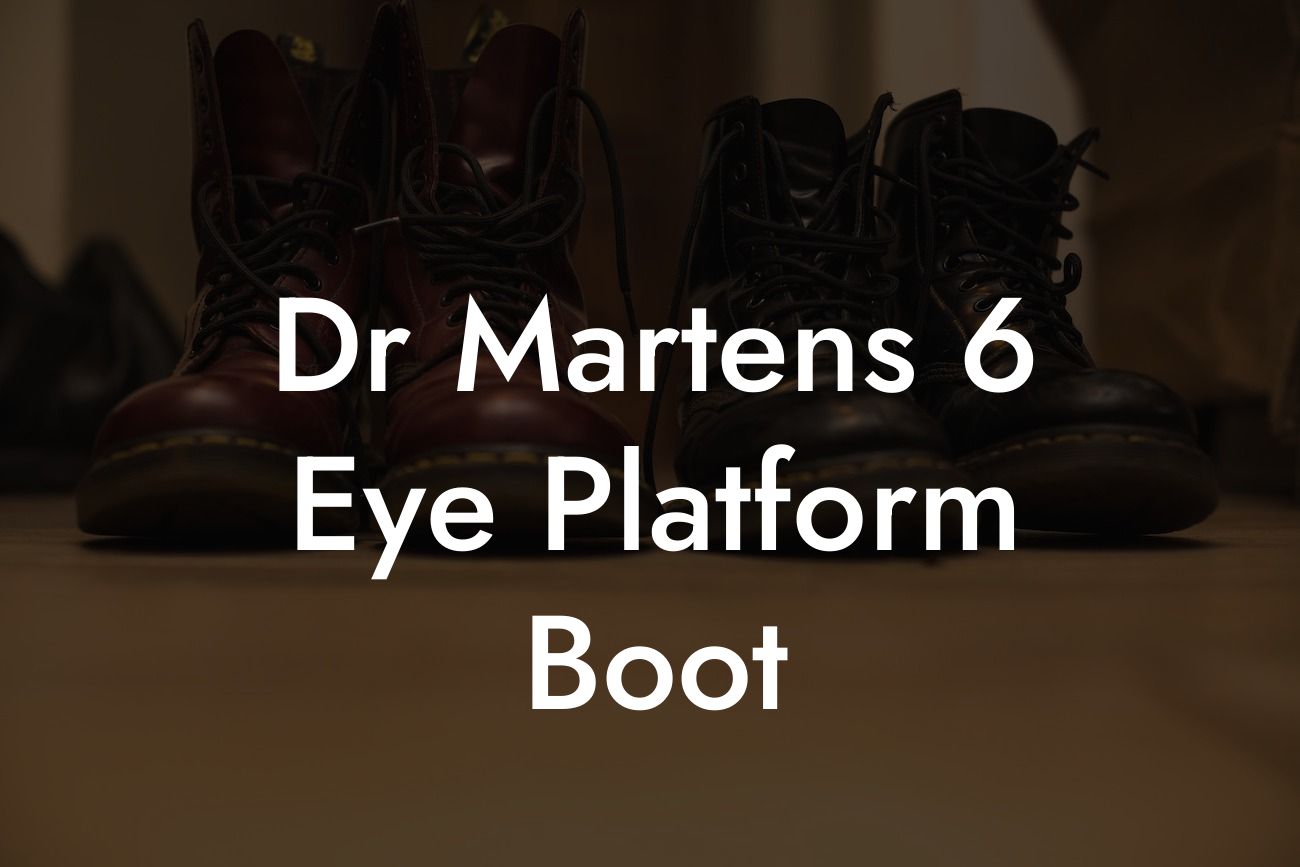 Dr Martens 6 Eye Platform Boot